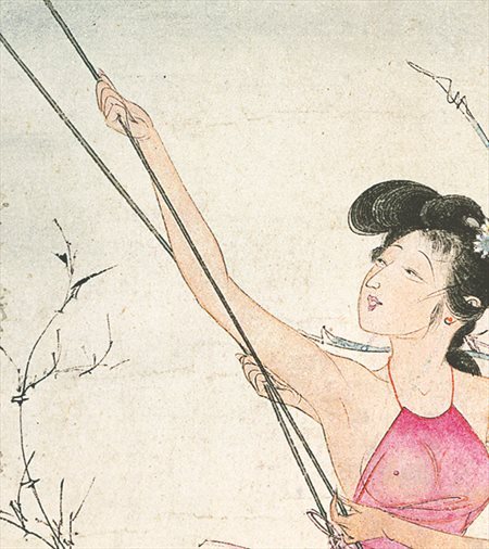 蓬安县-胡也佛的仕女画和最知名的金瓶梅秘戏图